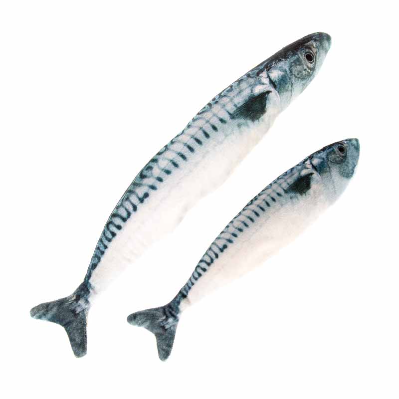 Natural Cat Toys - Catnip - Toy - Cuddle - Fish - Mackerel URBAN PAW PETS