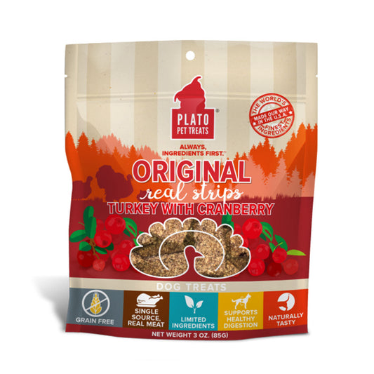 Turkey&Camberries Strips Plato Pet Treats
