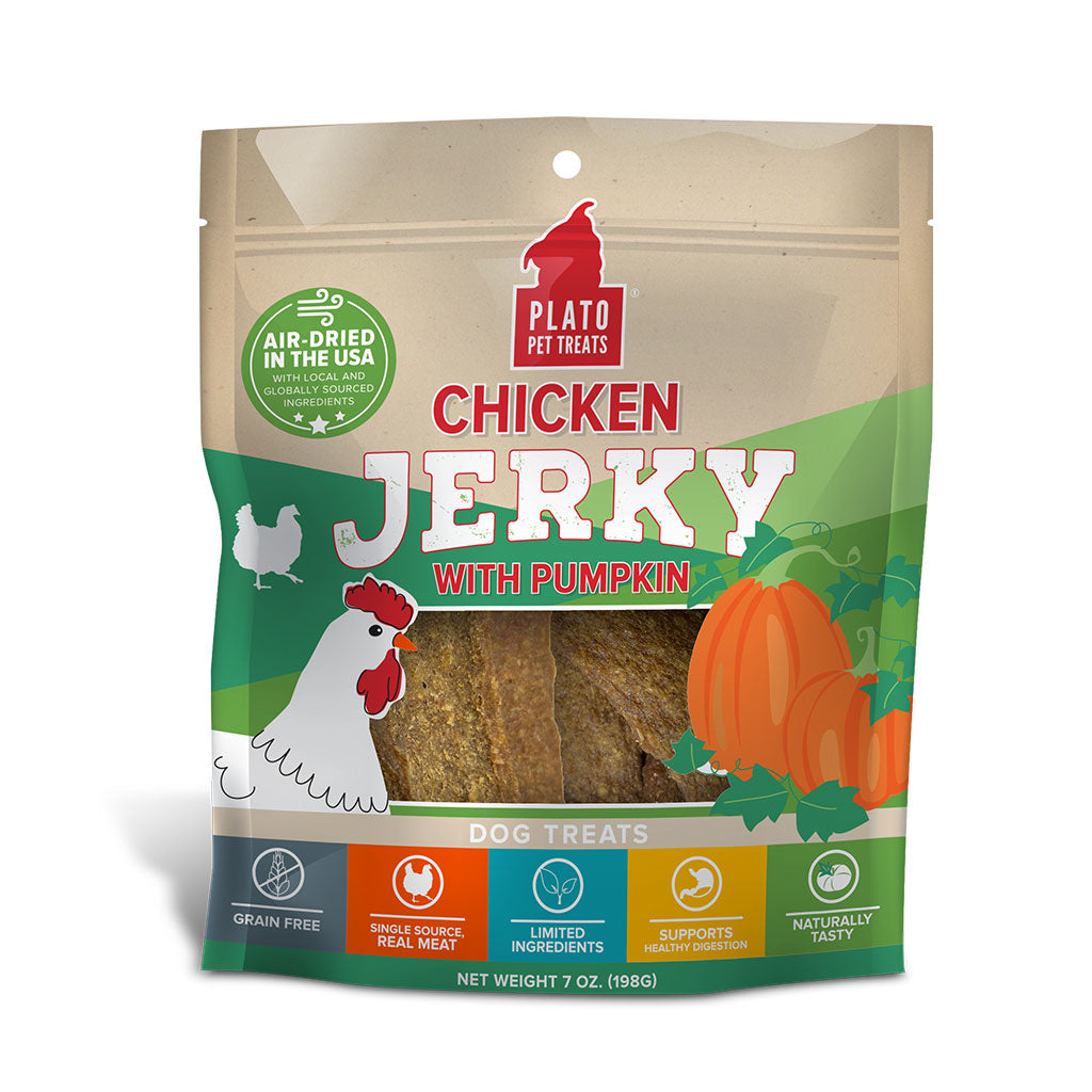 Chicken,Pump w Goat's Milk Plato Pet Treats