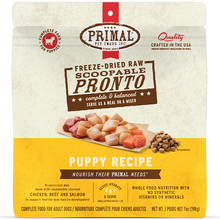 Primal Freeze-Dried Puppy Pronto Dog Food (7 oz, 16 oz & 25 oz)