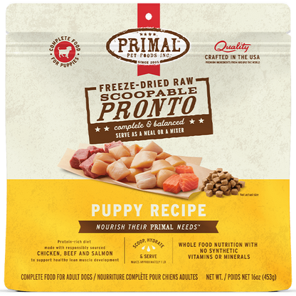 Primal Freeze-Dried Puppy Pronto Dog Food (7 oz, 16 oz & 25 oz) – görsel 2