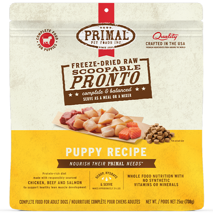 Primal Freeze-Dried Puppy Pronto Dog Food (7 oz, 16 oz & 25 oz) – görsel 3