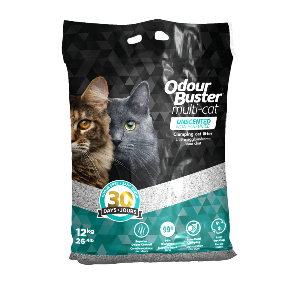 Odour Buster Cat Litter Multi-Cat 12 kg URBAN PAW PETS
