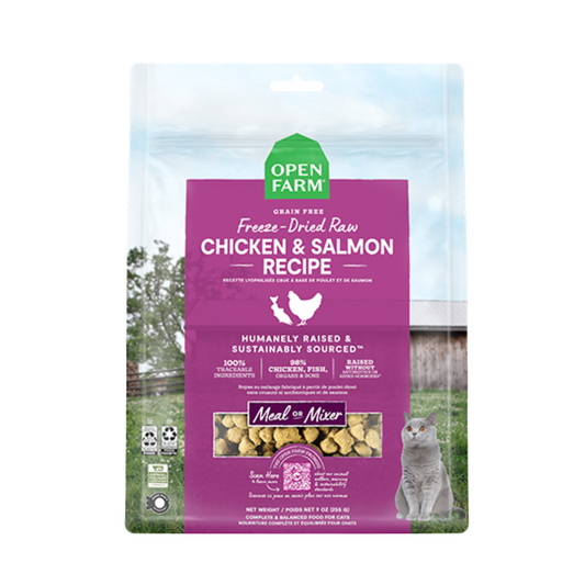 FD Raw Chicken&Salmon Morsels Open Farm