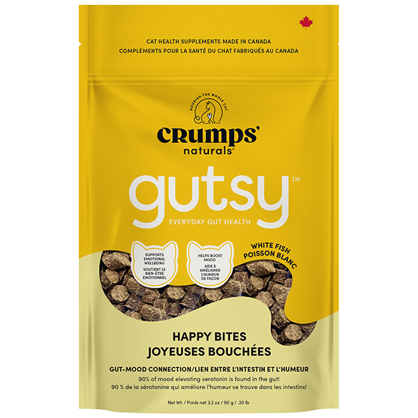 Crumps' Naturals Gutsy Happy Bites Cat Treats – 90 g