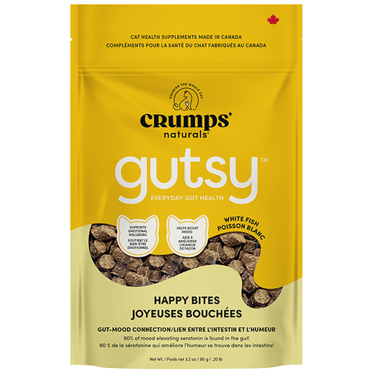 Crumps' Naturals Gutsy Happy Bites Cat Treats – 90 g