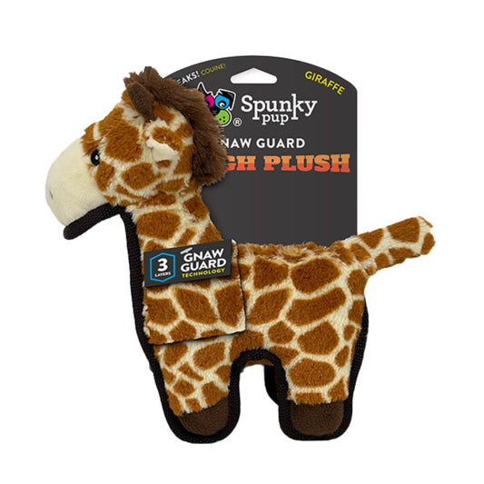 Tough Plush Giraffe Spunky Pup