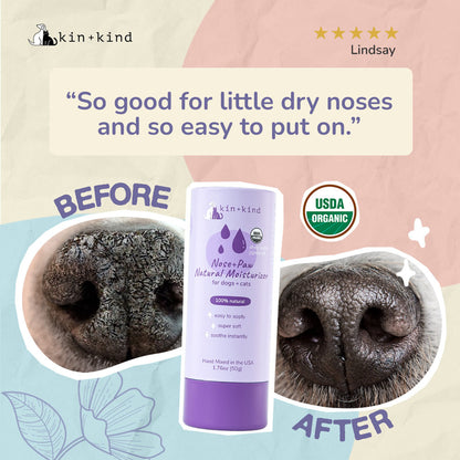 KIN+KIND Organic NoseNPaw Moisturizer Stick Dog/Cat 1.76oz – görsel 2