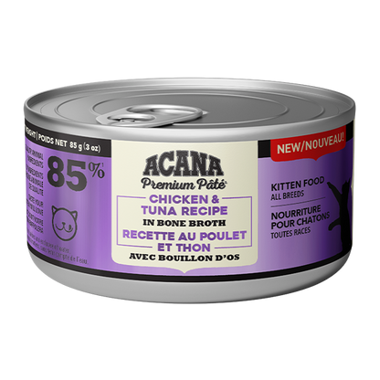 Cat Premium Pate Chk&Tuna in Bone Broth Kitten URBAN PAW PETS