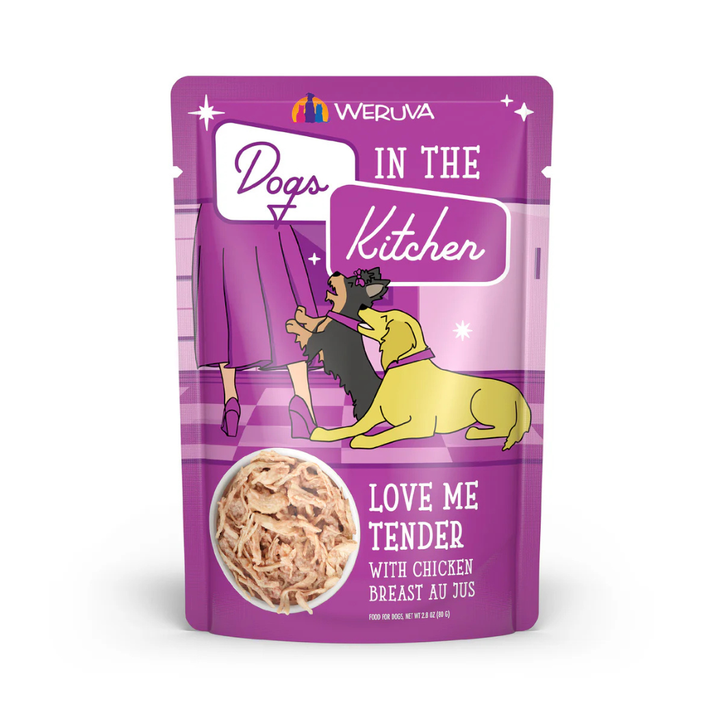 Chicken Breast Dogs in the Kitchen