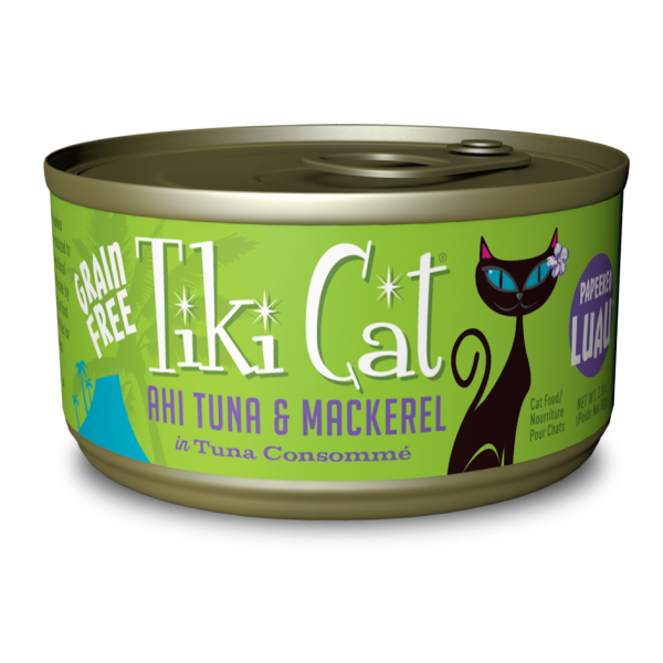 Tiki Cat Luau Papeekeo Ahi Tuna & Mackerel (Grain-Free)