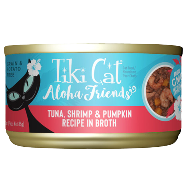Tiki Cat Aloha Friends Tuna with Shrimp & Pumpkin (Grain-Free)