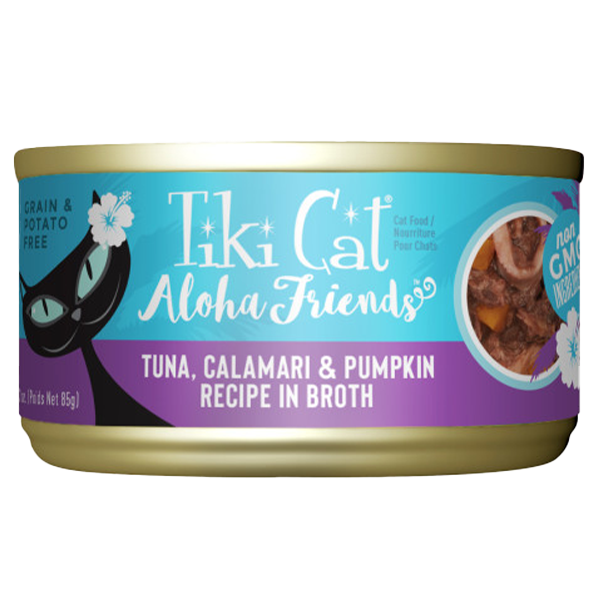 Tiki Cat Aloha Friends Tuna with Calamari & Pumpkin (Grain-Free)
