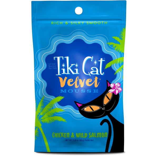 Tiki Cat Velvet Mousse Chicken & Wild Salmon Wet Pouch (Grain-Free)