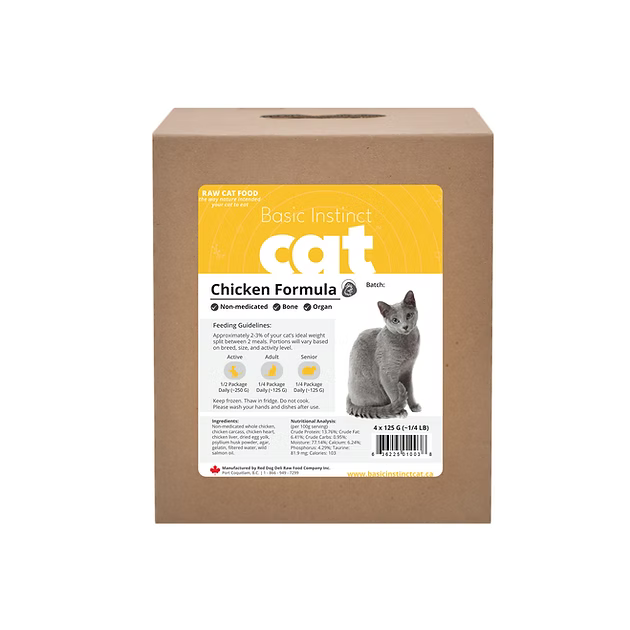Basic Instinct Cat Non-Medicated Chicken