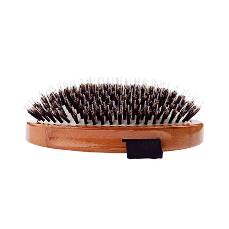 Bass Brushes -  Shine & Condition Pet Brush, Natural Bristle & Nylon Pin