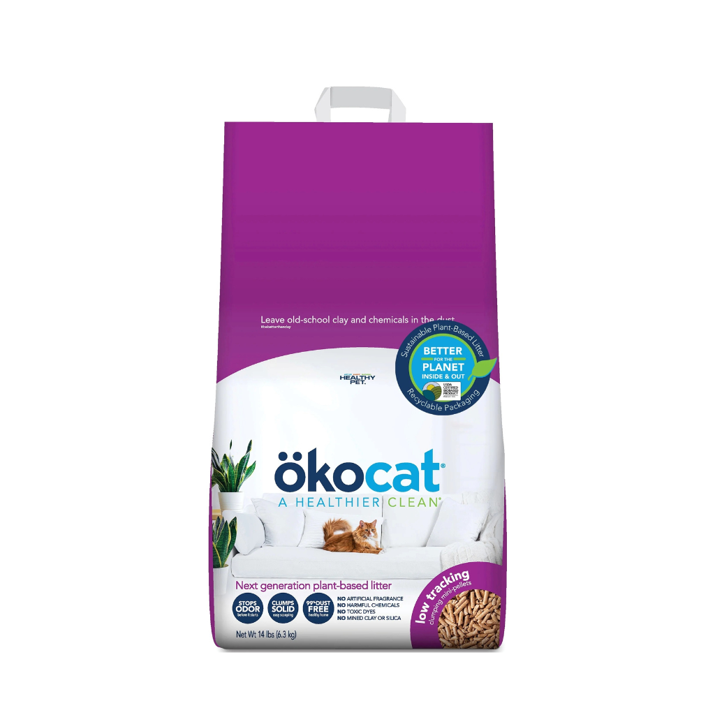 Low Tracking Clumping Mini-Pellets Okocat