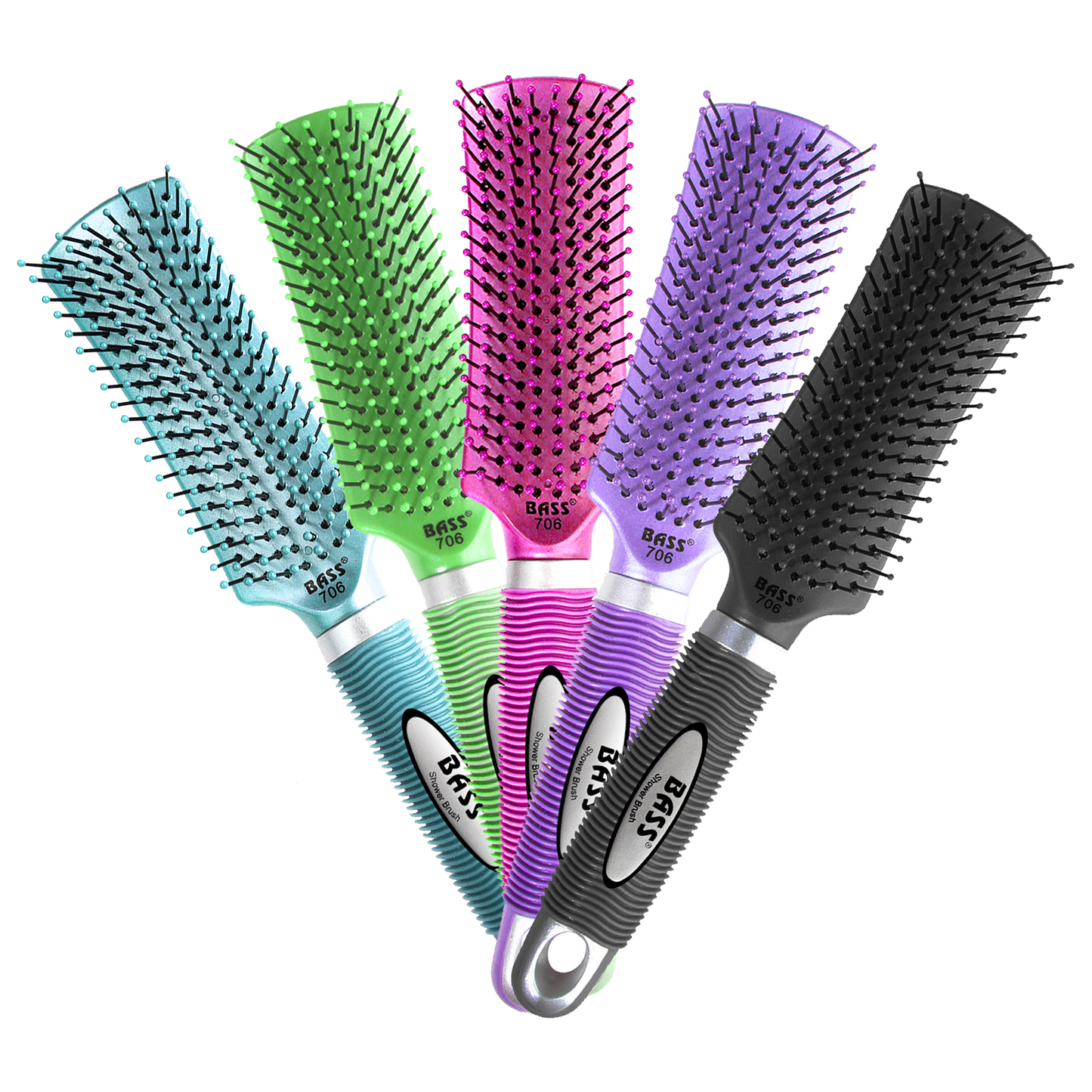 Bass Brushes - Bathing Brush - Nylon Bristles (Assorted Colours)