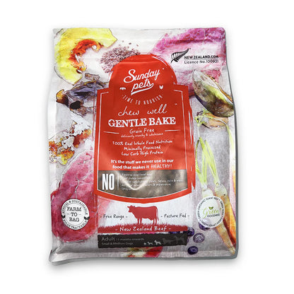 Sunday Pets - Dog - Gently Baked - GF - Beef with Tripe 1.3kg