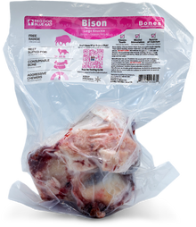 Bison Bone - Large Knuckle (Case 6 CT) - BISONKL Red Dog Blue Kat