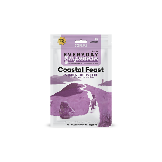 Everyday Raw Anywhere Coastal Feast for Dog (85 g bag) Red Dog Blue Kat