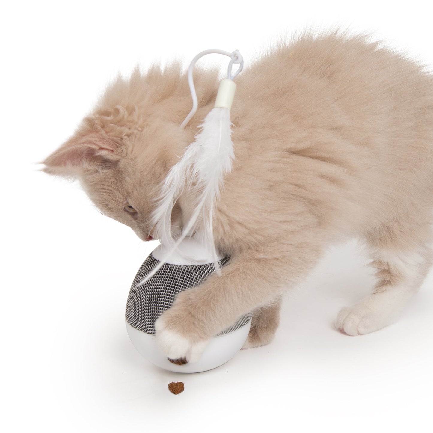 Catit PIXI Spinner Electronic Cat Toy - White & Grey URBAN PAW PETS