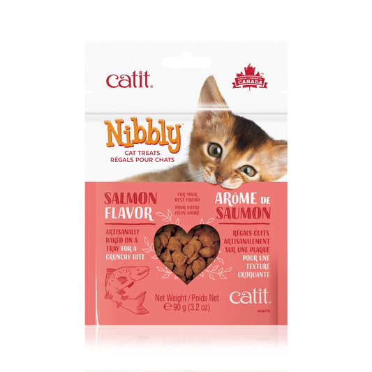 Catit Nibbly Cat Treats - Salmon Flavour - 90 g (3.2 oz) URBAN PAW PETS