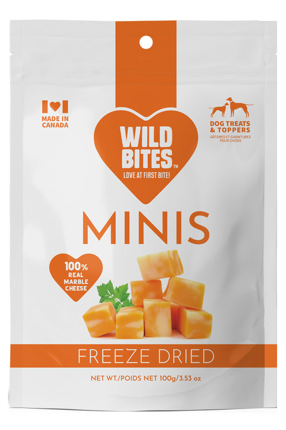 FREEZE DRIED MARBLE CHEESE MINIS Wild Bites