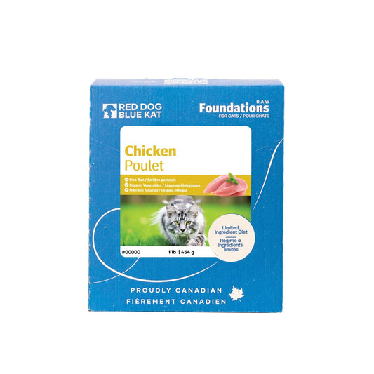 Foundations Cat Chicken 1 lb (8 per case) Red Dog Blue Kat