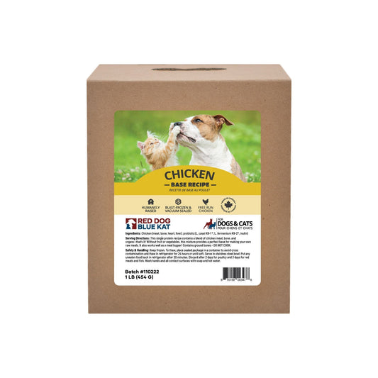 Base Chicken 1 lb (5 per case) Red Dog Blue Kat