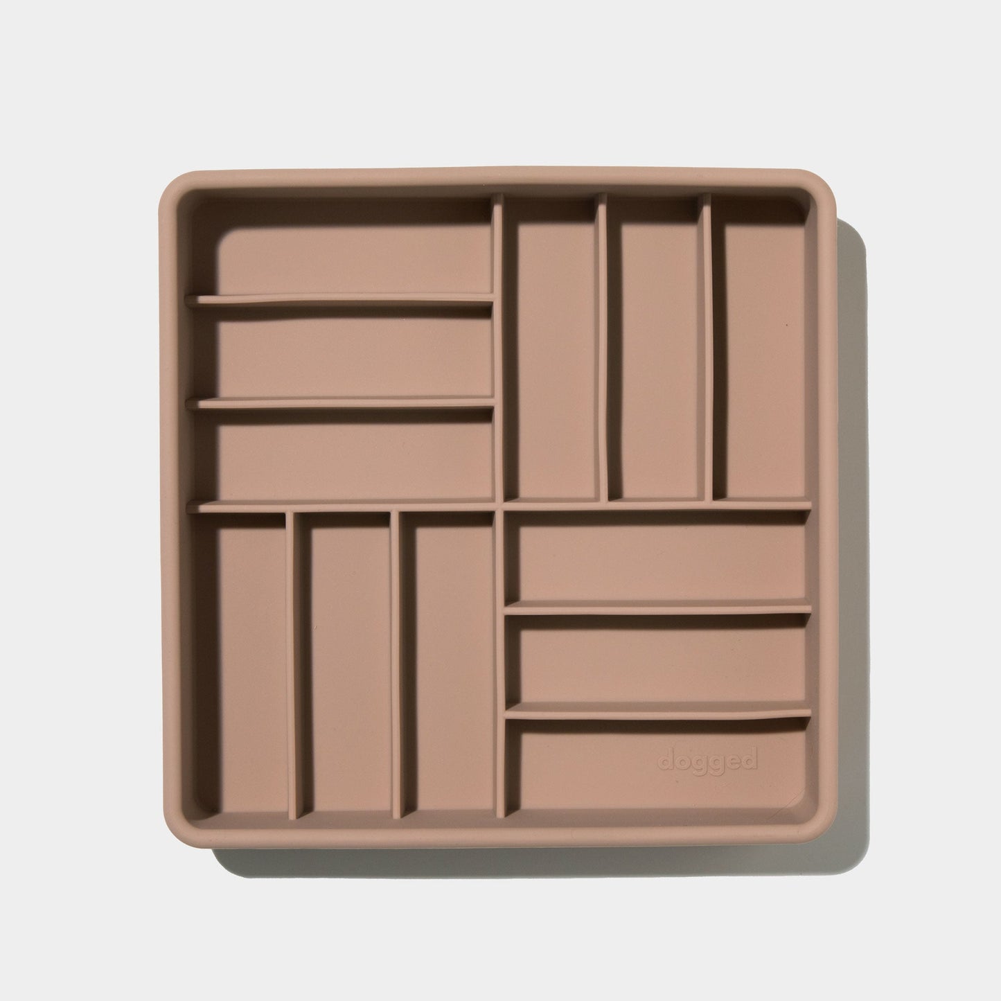 3-in-1 parquet slow feeder bowl - fig