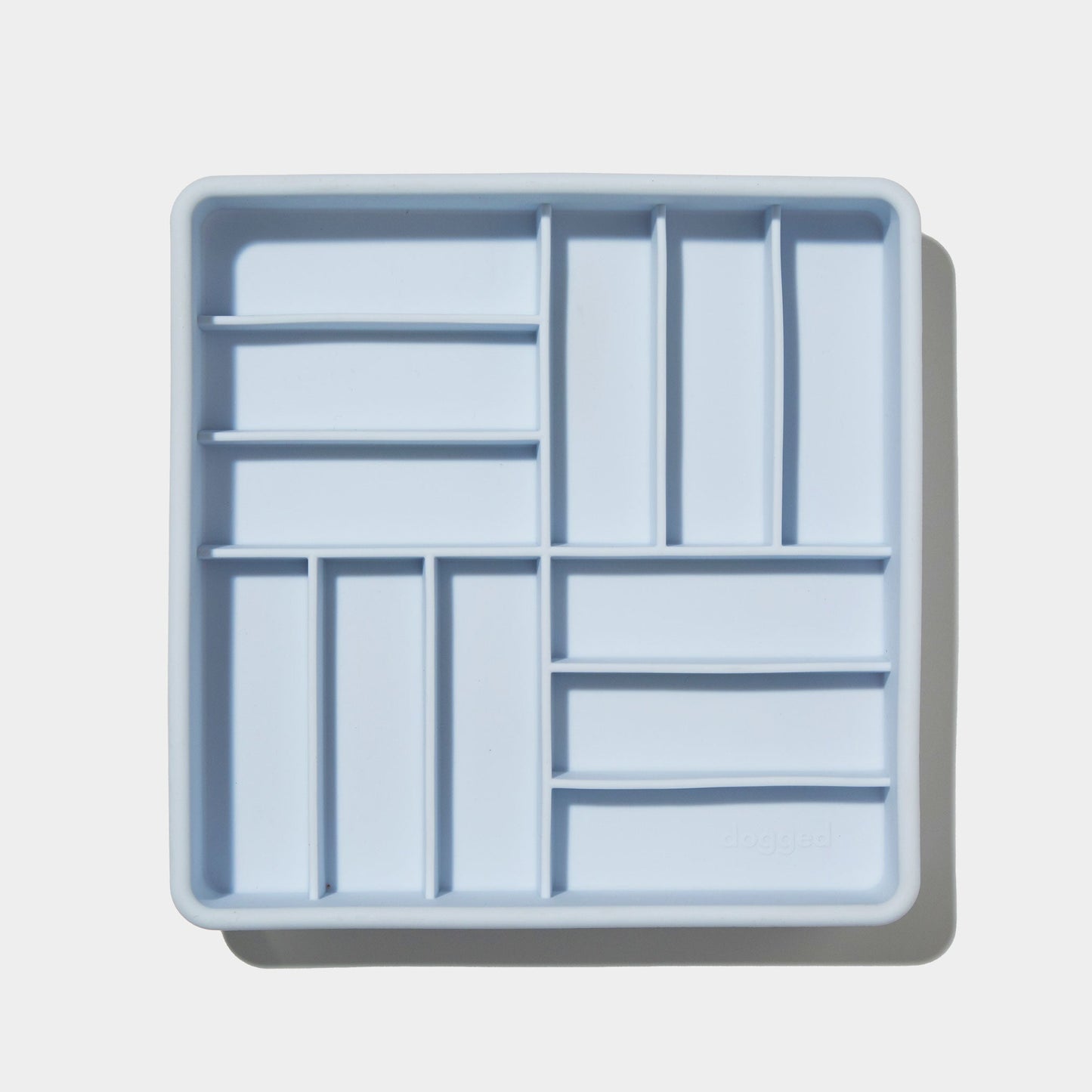 3-in-1 parquet slow feeder bowl - sky