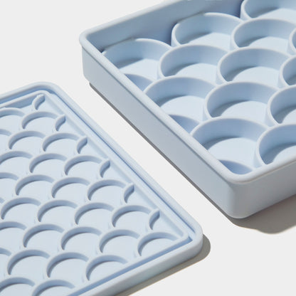 3-in-1 fish scale slow feeder bowl - sky URBAN PAW PETS