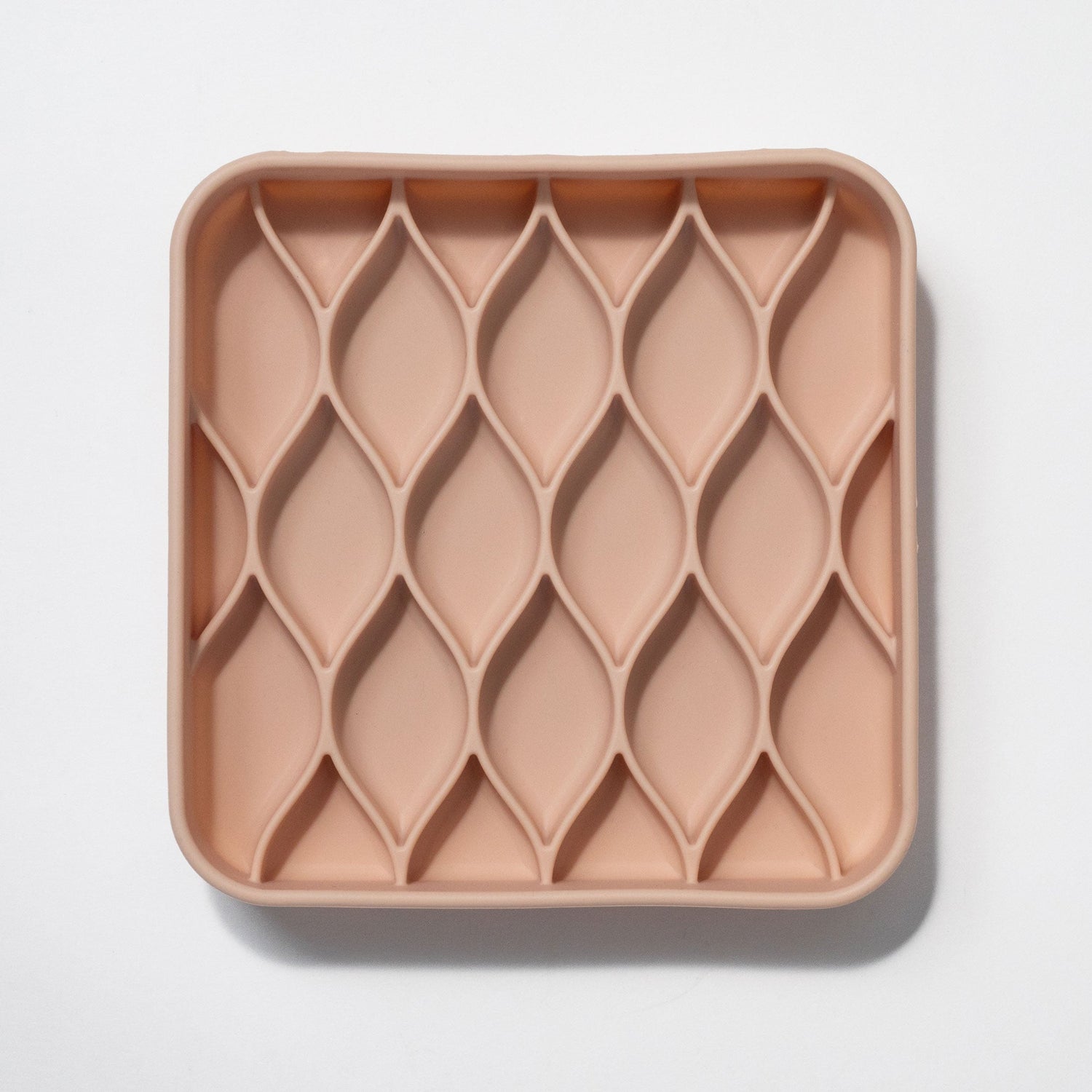 argyle slow feeder bowl - rose water URBAN PAW PETS