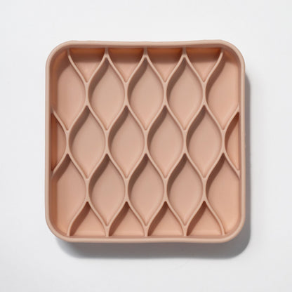 argyle slow feeder bowl - rose water URBAN PAW PETS