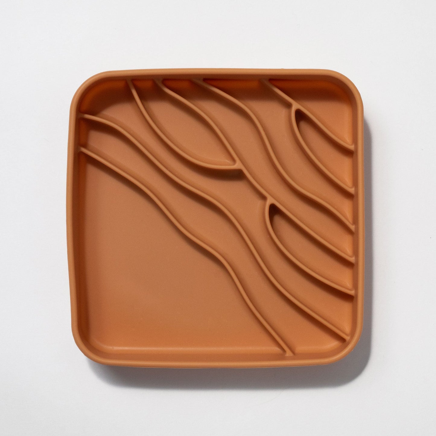 beach slow feeder bowl - nutmeg