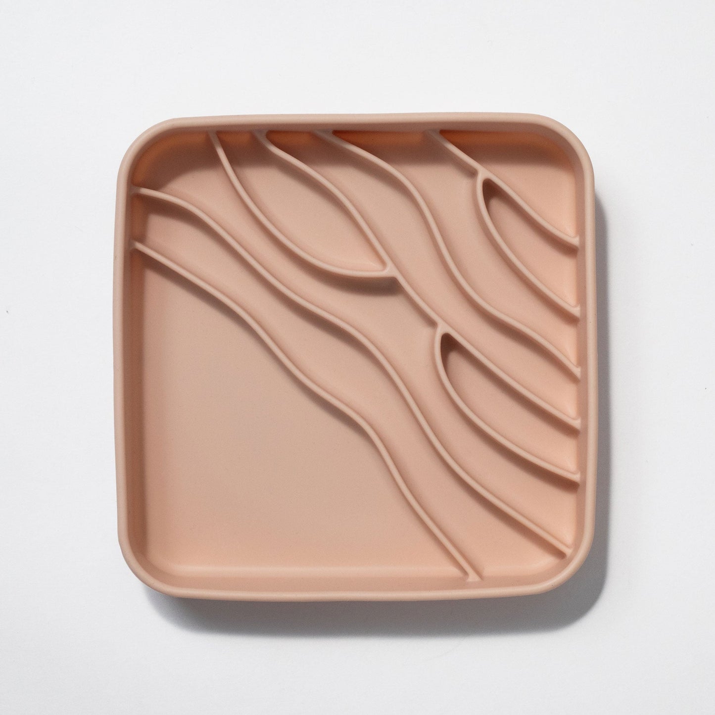 beach slow feeder bowl - rose water