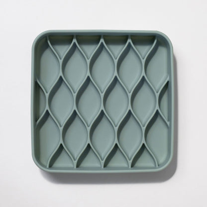 argyle slow feeder bowl - seafoam URBAN PAW PETS