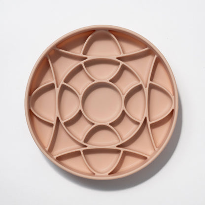 circulo slow feeder bowl - rose water URBAN PAW PETS