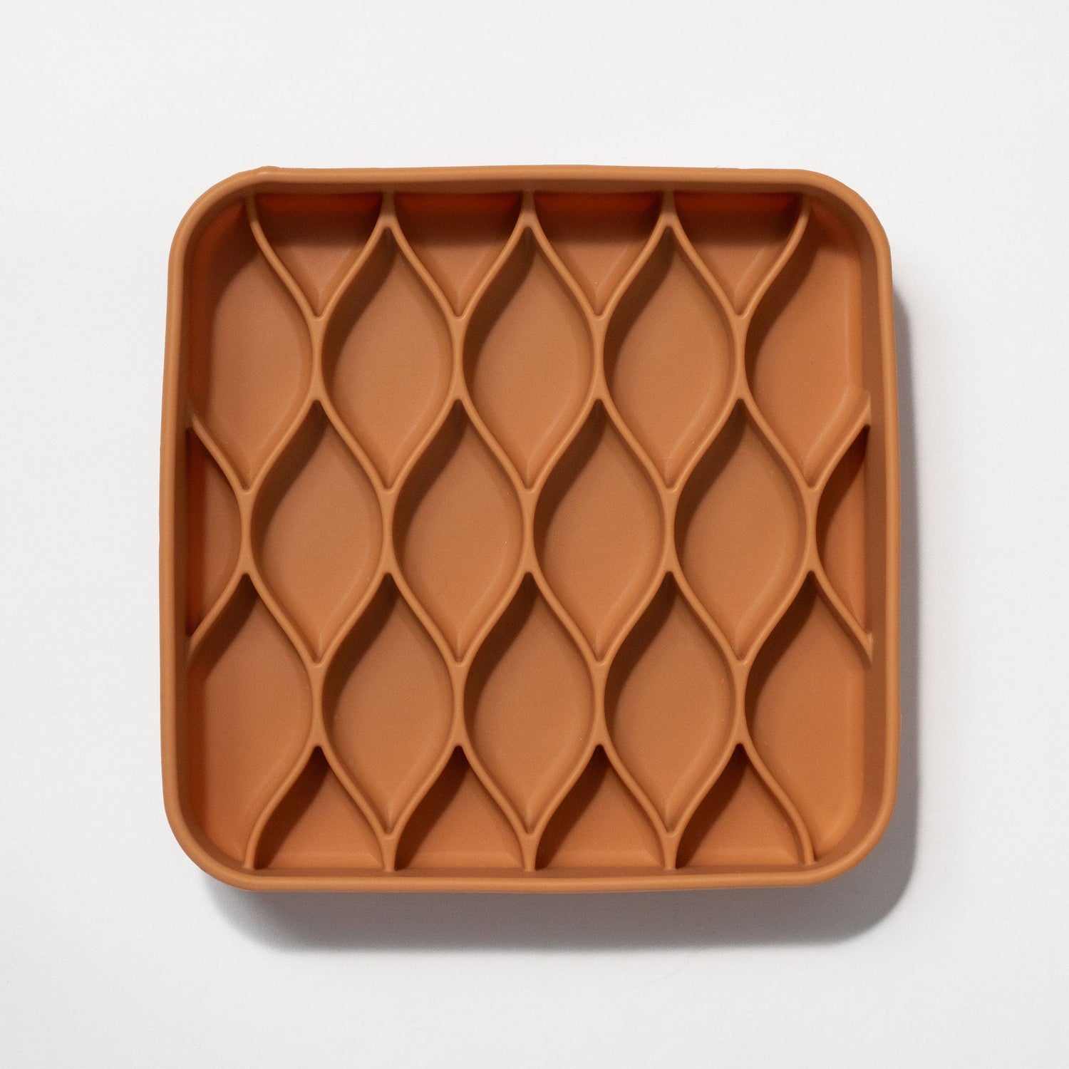 argyle slow feeder bowl - nutmeg URBAN PAW PETS