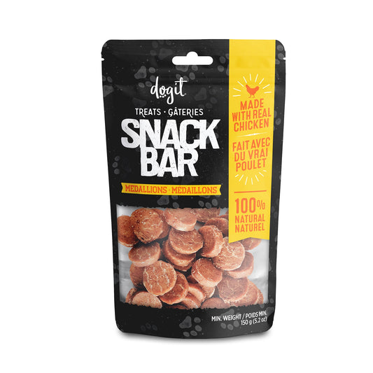Dogit Snack Bar Treats - Chicken Medallions - 150 g (5.2 oz) URBAN PAW PETS