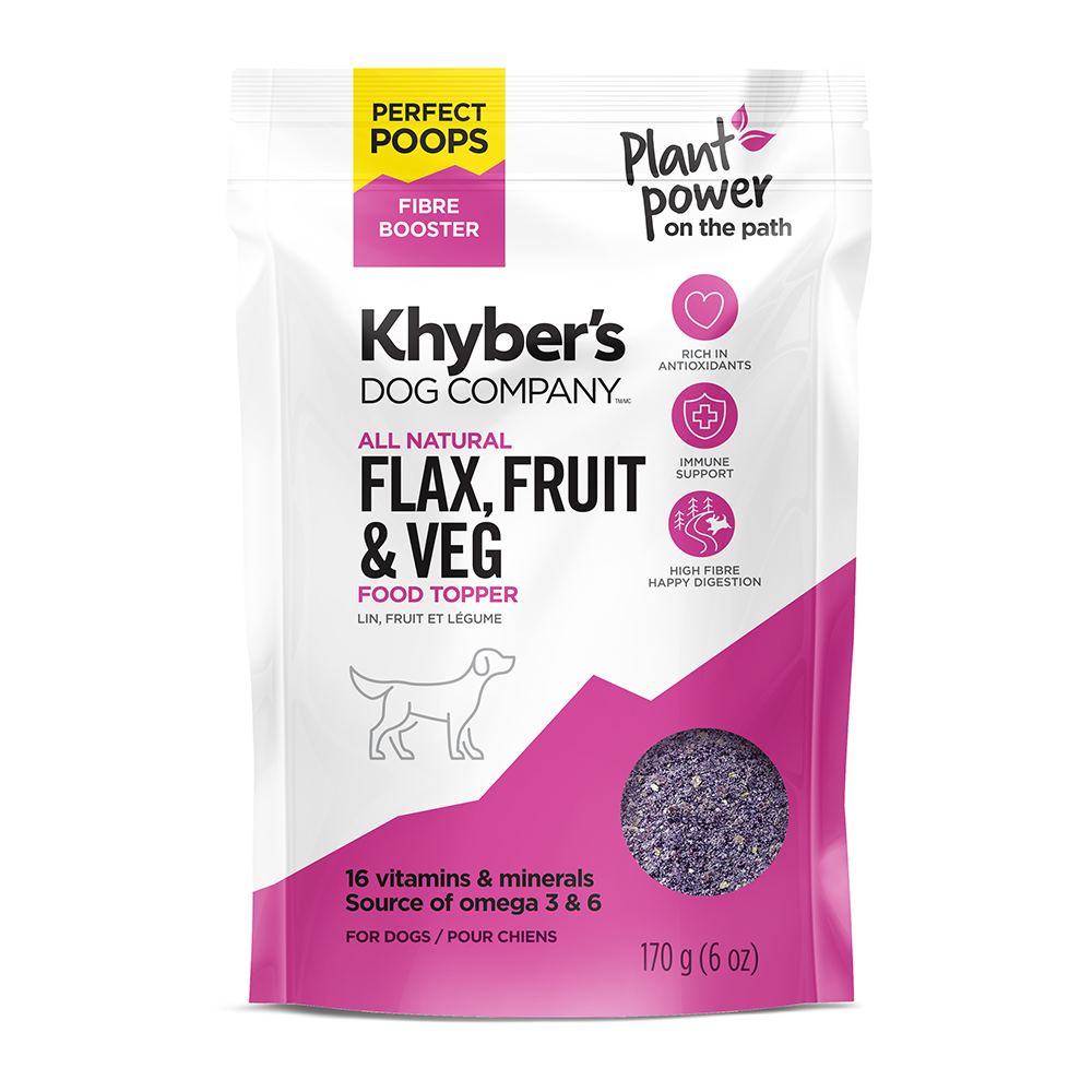 All Natural, 100% Human Grade Flax, Fruit & Veg Superfood Topper (Perfect Poops)