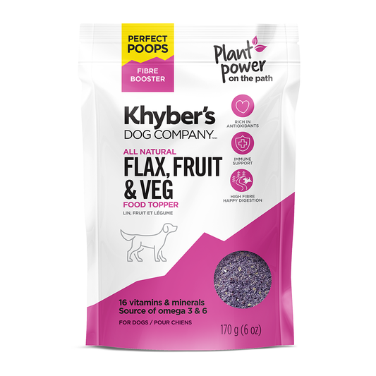 All Natural, 100% Human Grade Flax, Fruit & Veg Superfood Topper (Perfect Poops)