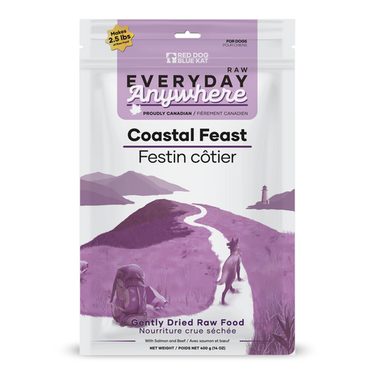 Everyday Raw Anywhere Coastal Feast for Dog (400 g bag) Red Dog Blue Kat