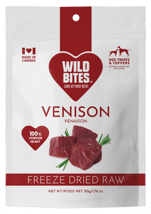 FREEZE DRIED VENISON Wild Bites