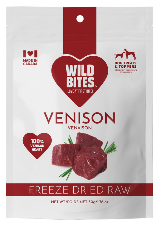 FREEZE DRIED VENISON Wild Bites