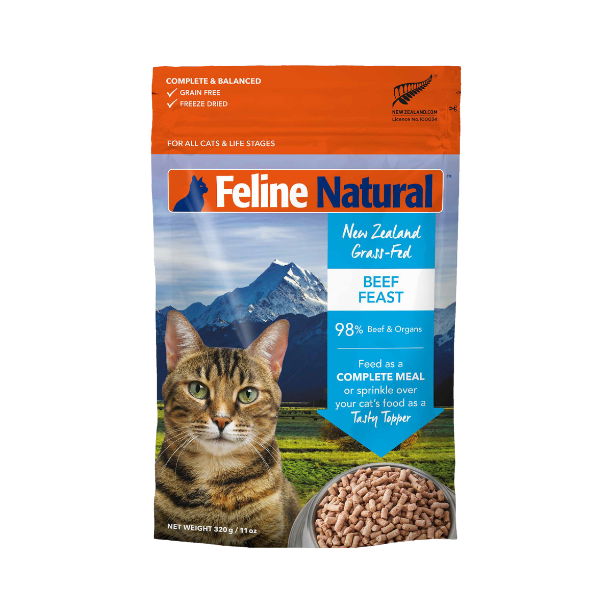 Feline Natural - Freeze-Dried - Beef Feast