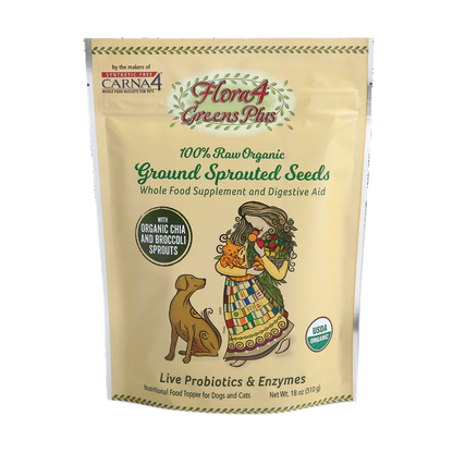 Carna4 - Flora4 Greens Plus Sprouted Seed Topper URBANPAWPETS LTD.