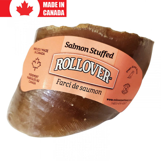 Stuffed Hooves w Salmon Rollover