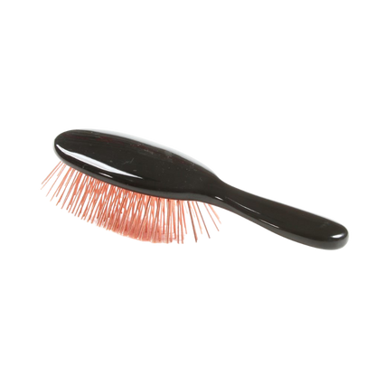Bass Brushes -   Elite Small - Purse Size Acrylic Handle Alloy Pin